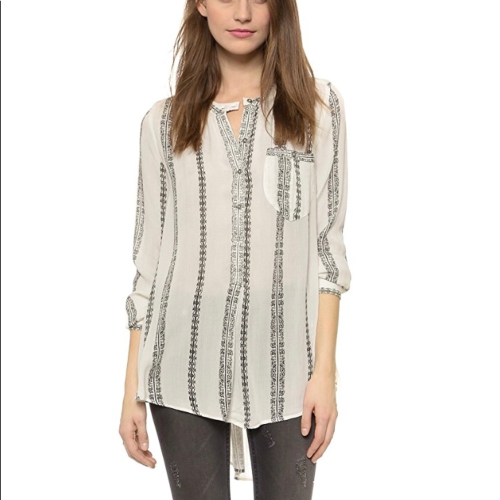 Free people Shibori Magic print pullover